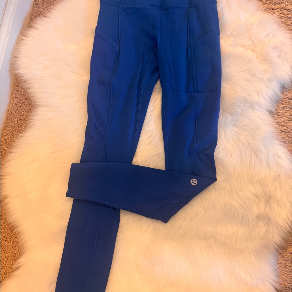 LuluLemon Blue Athletic Leggings